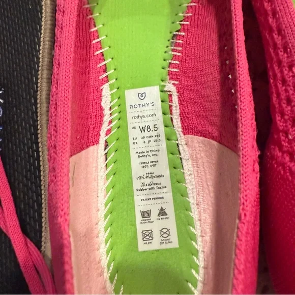 Rothy's Square Mesh Wrap - 8.5 Pink Women's Shoes - Picture 5 of 5